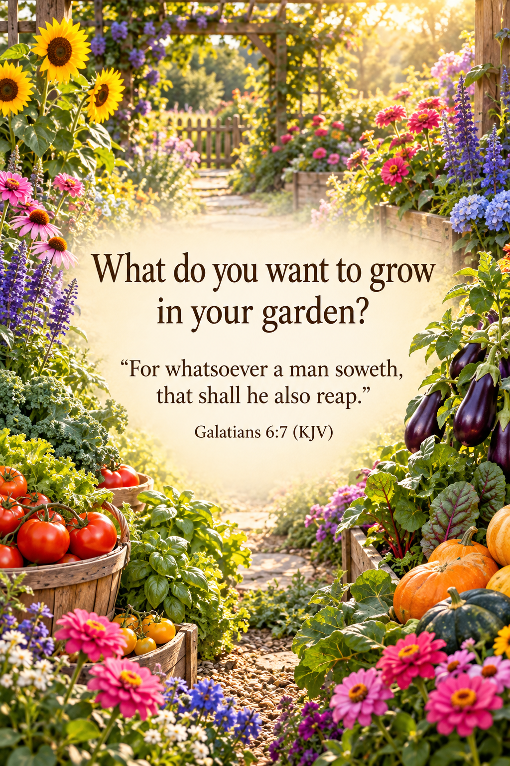 What do you want to grow in your garden?